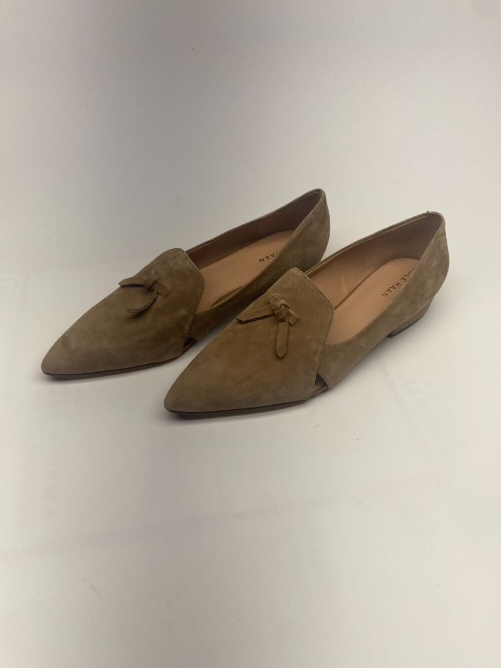Cole Haan Womens Viola Skimmer Pointy Toe Light Whiskey Flat Sz 11 B